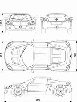 Opel Speedster Blueprint Car Drawings Drawingdatabase Cars Drawing Blueprints Ferrari Concept Type Related Posts sketch template