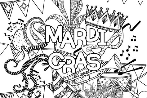mardi gras coloring pages   printable coloring pages  mardi