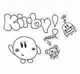 Kirby Coloring Pages Coloringcrew sketch template