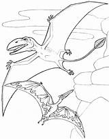 Coloring Children Pterosaur Pages Pterodactyl Perfect sketch template