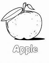 Apple Coloring Pages Printable Color Fruit Kids Print Sheets Core Drawing Bitten Custard Getdrawings Getcolorings Letter Nature Choose Board Online sketch template