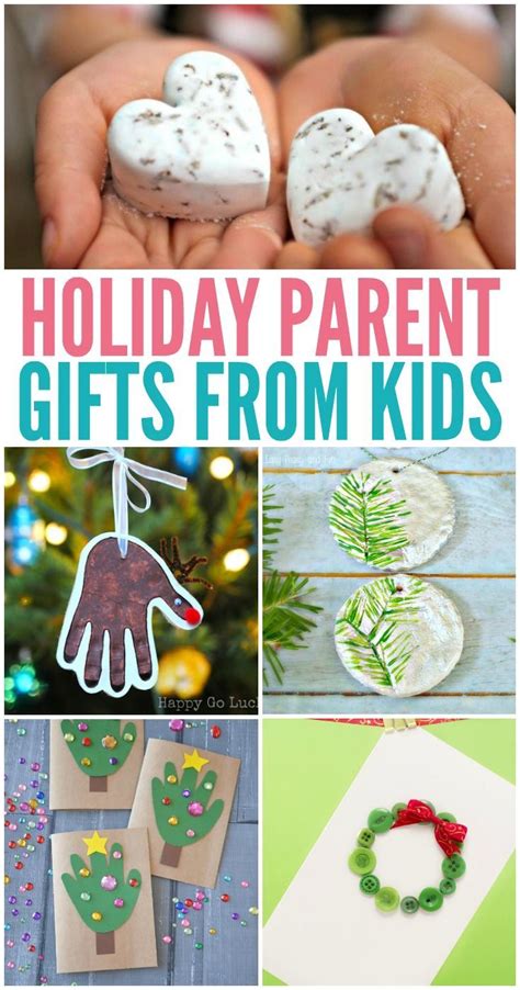 holiday parent gifts  kids diy christmas gifts  parents