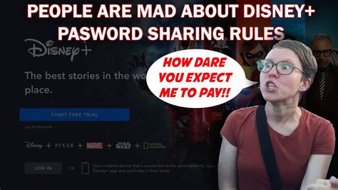 disney  users  mad  password sharing rules youtube