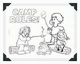 Coloring Camping Pages Summer Printable Camp Kids Sheets Church Rules Popular Funchap Coloringhome Library Clipart Freebiefriday sketch template
