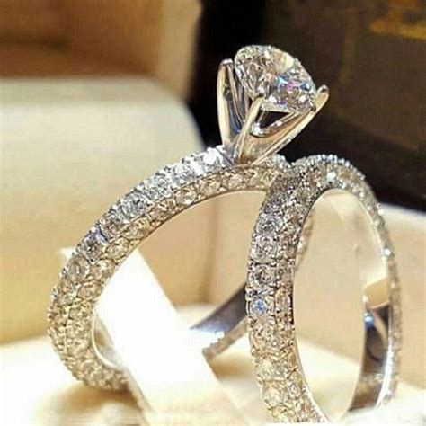 fashion luxury wedding ring set for bridal bride women nigeria moonso