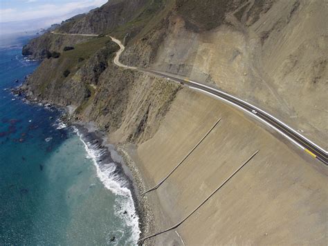 cars whiz  californias  highway  coastal road  big sur