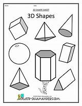 Shapes Geometric Coloring Kids 3d Pages Shape Drawing Worksheets Kindergarten Worksheet Printable 4d Patterns Sheets Choose Board Getdrawings sketch template