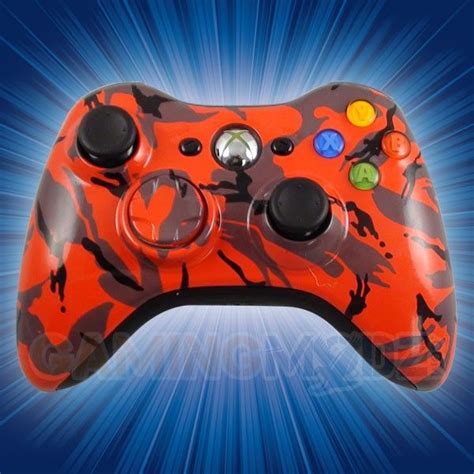 red camo xbox  modded controller   perfect gift   special gamer   life