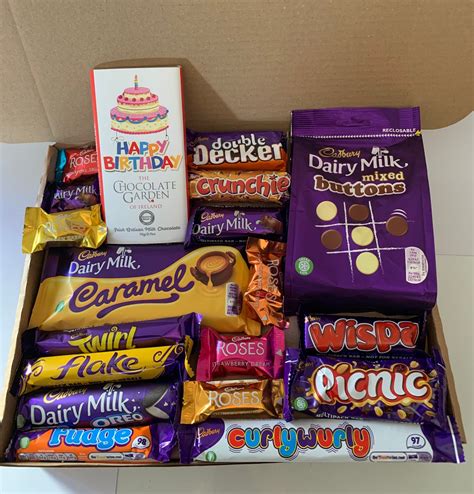 large cadburys treat box t chocolate hamper irish etsy