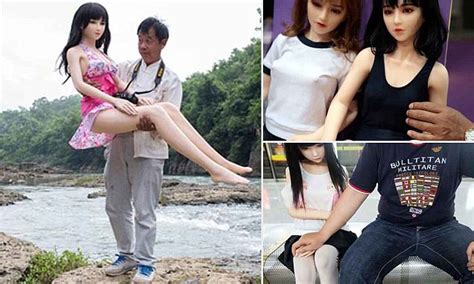 bizarre relationship between men and human size plastic dolls in china daily mail online
