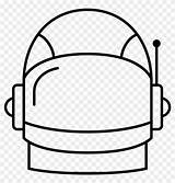 Astronauta Casco Astronaut Pngfind sketch template