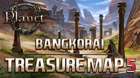 elder scrolls  eso bangkorai treasure map  location loot