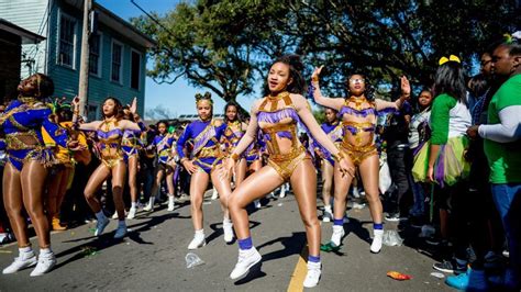 Costumes Beads And Music Rule Mardi Gras Celebrations And Street