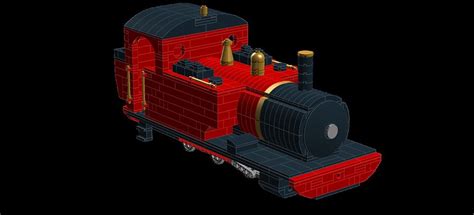16mm scale lego lady anne narrow gauge steam locomotive lego train