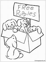 Coloring Puppies Pages Cute Puppy Color Coloring4free Dog Print Printable Adorable Kids Getcolorings Getdrawings Heart Coloringpagesonly Colorings sketch template