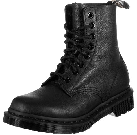 buy drmartens womens  pascal mono leather black boots    amazonin