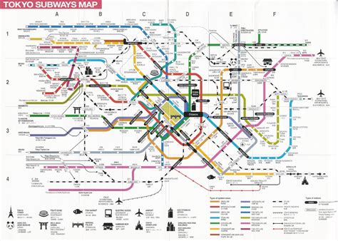 complete tokyo subway map  travelers