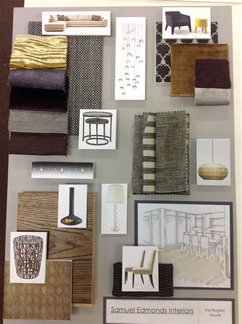 sample board  material science pinterest board mood boards  interiors