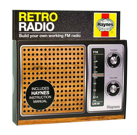 haynes retro radio byggsats foer fm radio byggsatser kjellcom