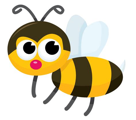cute bee cartoon png clipart