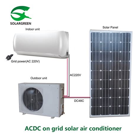 supergreen acdc hp solar air conditioning china solar air conditioner  solar power air