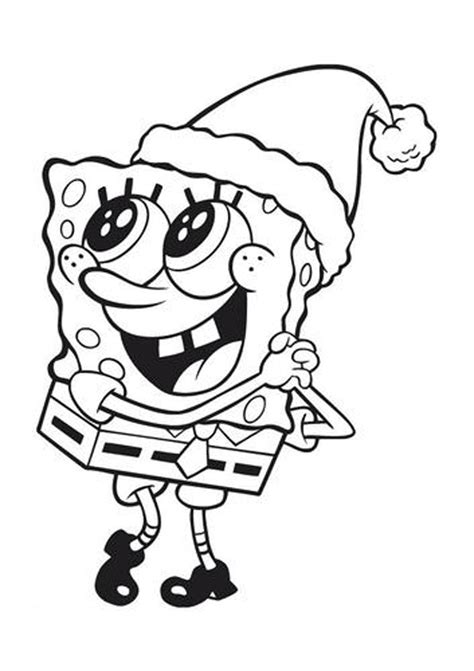 jarvis varnado  picture  spongebob christmas coloring pages