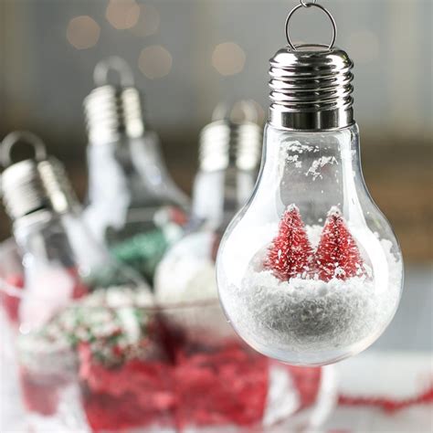 acrylic fillable light bulb ornament acrylic fillable ornaments