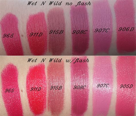 Cingy S Beauty And Misc Wet N Wild Lipstick Swatches