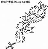 Tattoo Drawing Getdrawings Rosary Rose sketch template