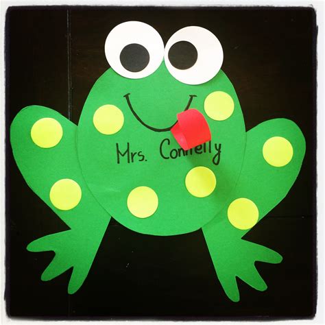 ideas  frog craft  toddlers home family style