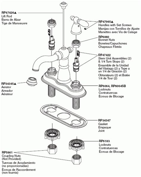 aquasource kitchen faucet parts diagram alternator