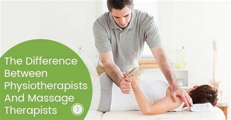 physiotherapy and massage therapy what s the difference