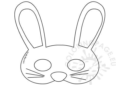 printable easy easter bunny mask bunny mask printable animal masks