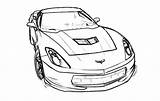 Corvette Stingray Kidsplaycolor Disimpan sketch template