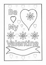 Coloring Pages Valentines sketch template