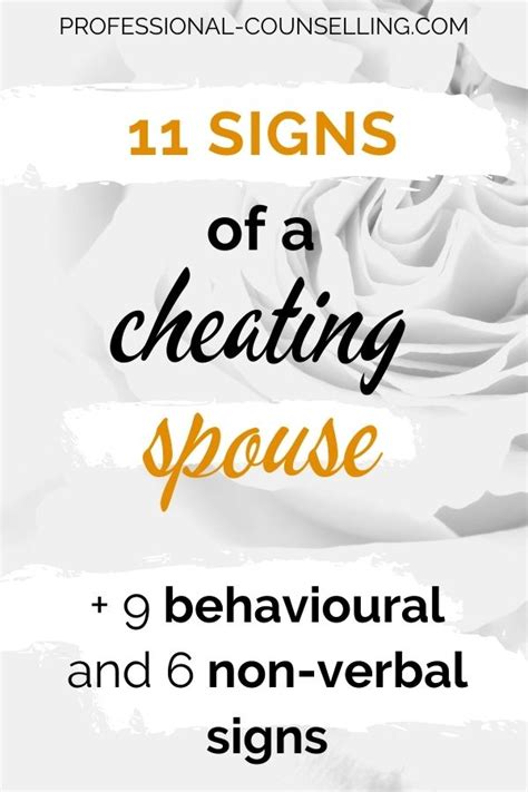 telltale signs  infidelity tendig