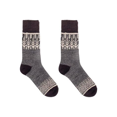 Nordic Socks Merino Wool In Perform™ Yule Charcoal Unisex