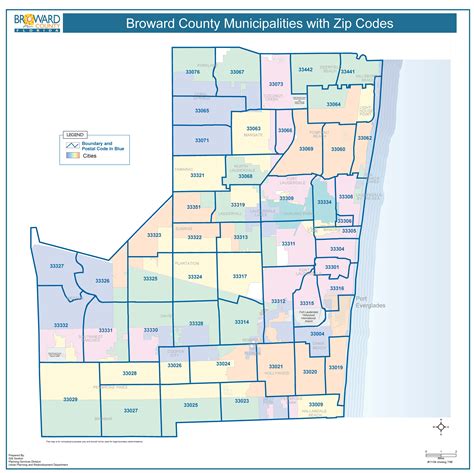broward county  zip codes south florida real estate map broward