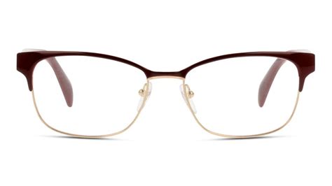 prada women s glasses pr 65rv red frames vision express
