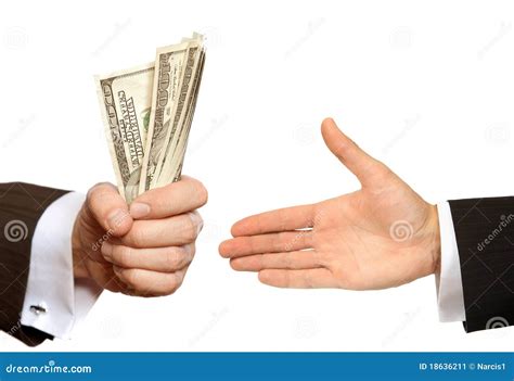 hand handing  money   hand stock image image  earnings hold