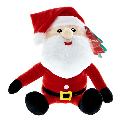 buy santa claus christmas soft toy  gbp  card factory uk