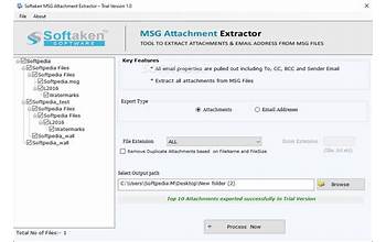 Softaken MSG Attachment Extractor screenshot #0