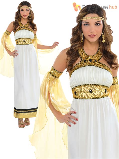 size 8 20 ladies greek roman grecian goddess toga fancy dress womens