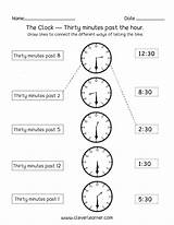 Worksheets Half Hour Past Grade Time Printable Worksheet Telling Quarter 2nd Activities Clock Minutes Tell 1st Math Printables Learning sketch template