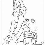 Coloring Pages Cinderella Slipper Glass Cleaning House Disney Drawing Princess Trying Getcolorings Printable Color Cendrillon Pumpkin Getdrawings Kids Everfreecoloring sketch template