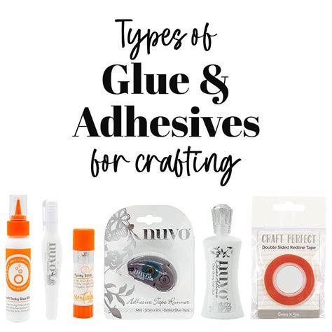 types  glues adhesives  crafting tonic studios usa
