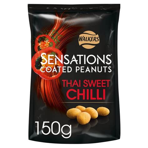 Sensations Thai Sweet Chilli Coated Peanuts 150g From Ocado