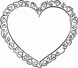 Heart Coloring Pages Print Kids sketch template