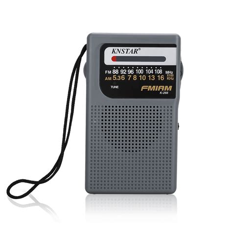eeekit  fm battery operated portable pocket radio  fm compact transistor radios player
