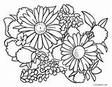 Coloring Pages Flower Flowers Printable Kids Cool2bkids sketch template